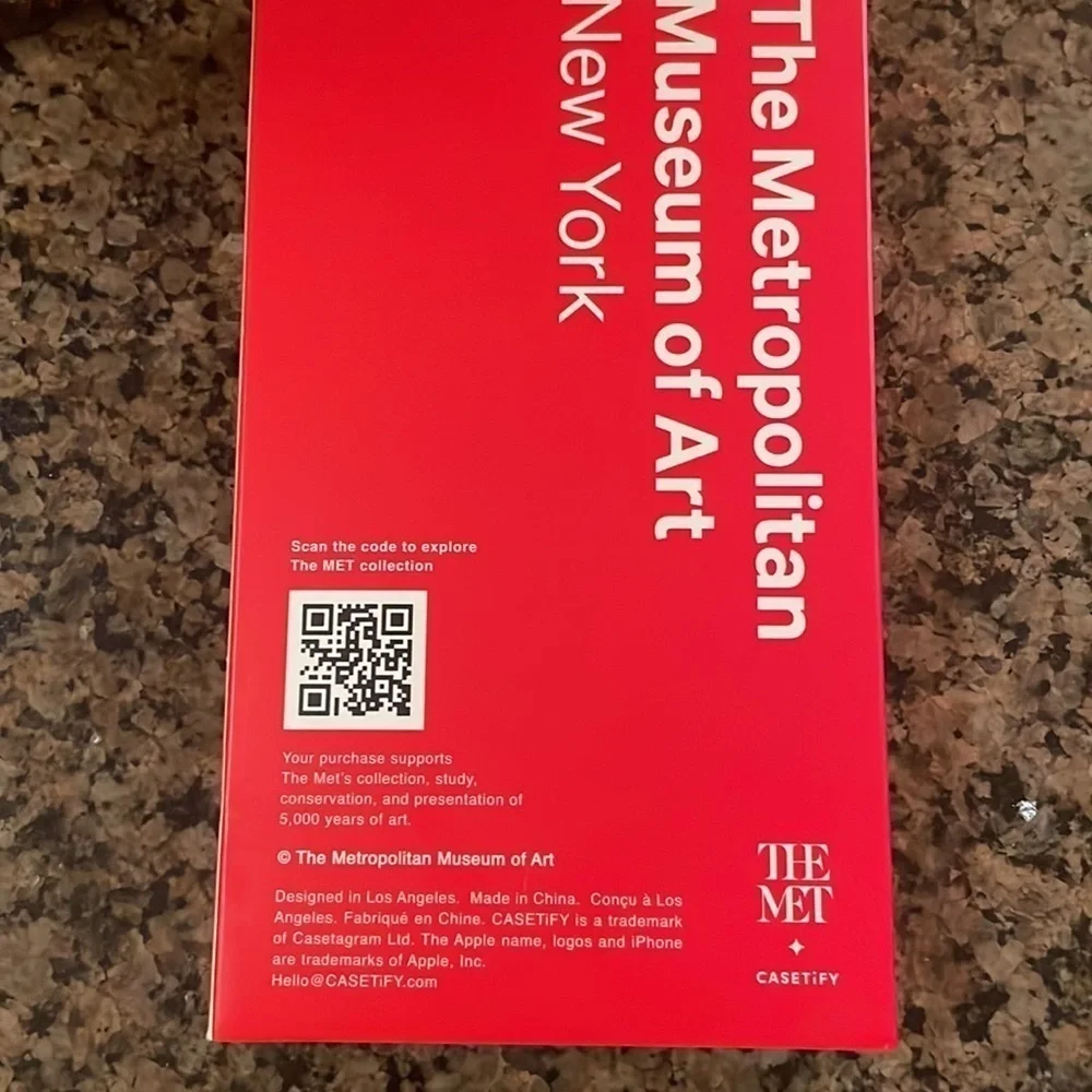 NWT Casetify The MET Art Museum Rank badge with tiger IPhone XS Max